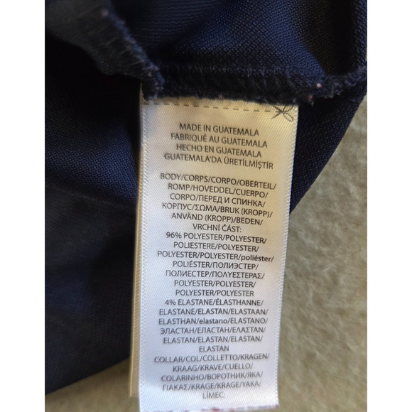 Polo Ralph Lauren Men's XL Navy Red Colorblock Big Pony Performance Polo - Picture 7 of 8